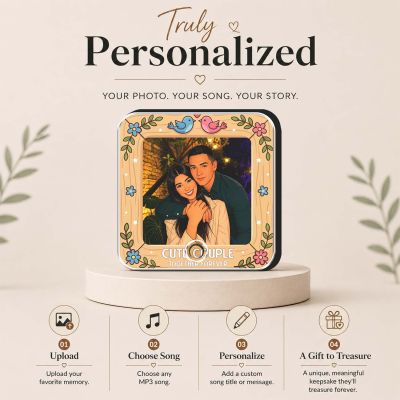Together Forever Gift for Someone Special Customized Music Fridge Magnet with Song Memorable Gift for Couple